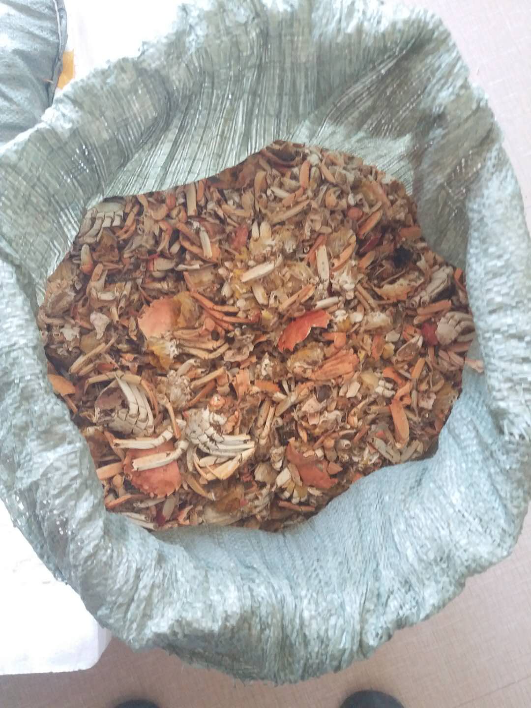 用來制作治療腰間盤脫出的中藥原料-盤錦河蟹干品