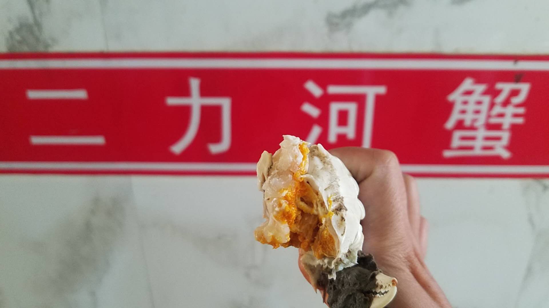 盤錦河蟹：一兩半重稻田公蟹