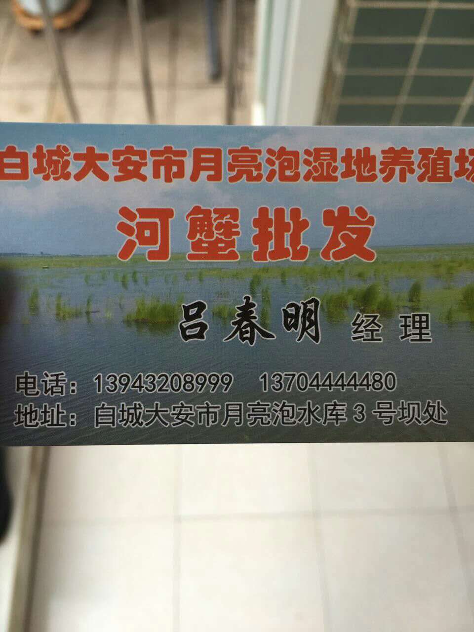 盤錦二力河蟹養(yǎng)殖基地吉林月亮泡分場河蟹批發(fā)電話