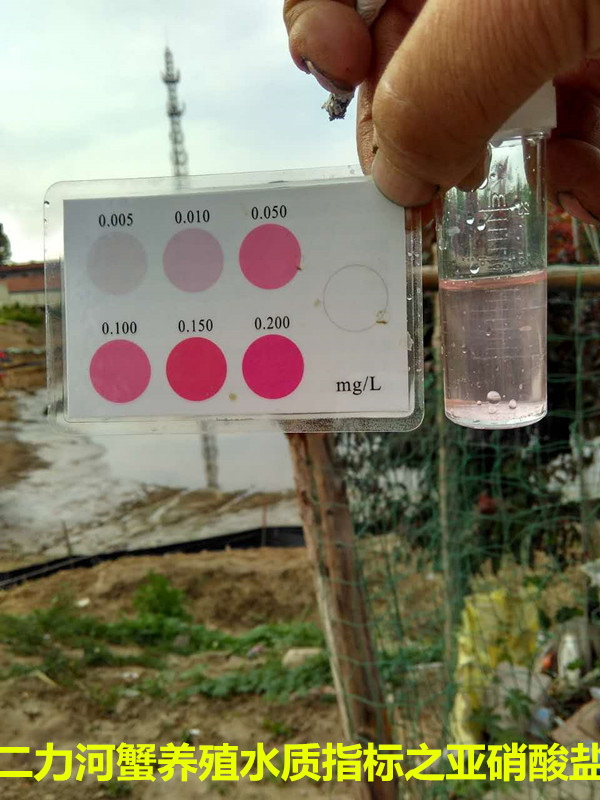 二力稻田養(yǎng)蟹水質(zhì)指標(biāo)之亞硝酸鹽
